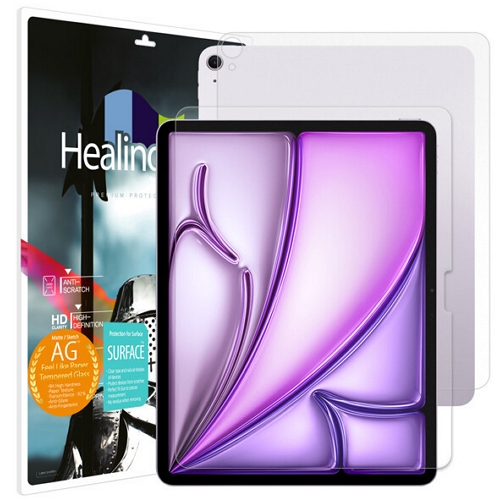 iPad Air 13 M4 하이엔드 종이질감 강화유리+후면보호필름