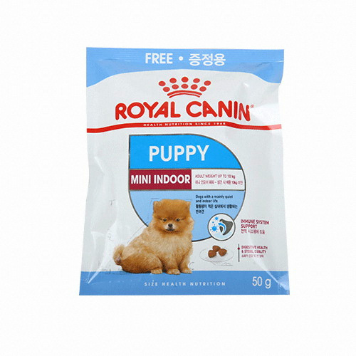 로얄캐닌 독 미니 인도어 퍼피 50g (1개)_이미지
