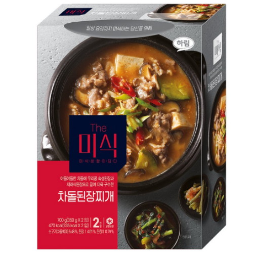 The미식 차돌 된장찌개 700g