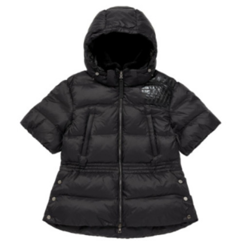 더시에나라이프 하프 슬리브 후디 점퍼 PWJU4F0043_BK_이미지