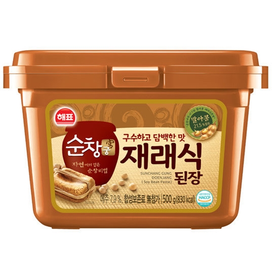 해표 순창궁 재래식 된장 500g (6개)_이미지