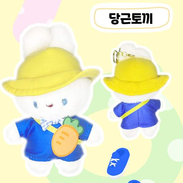 캐릭터 033JTI73 유치원 미니 큐티 토끼 땡땡이 키링 4Colors_이미지