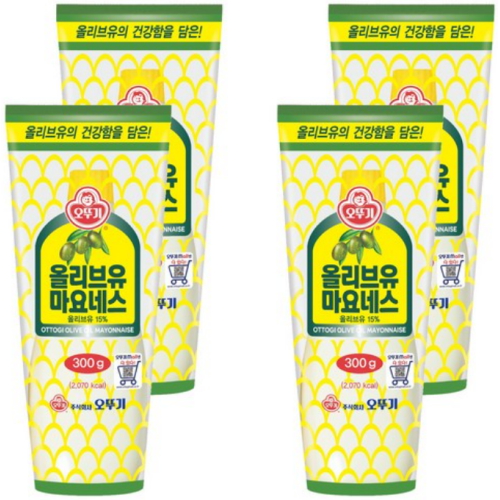 오뚜기 올리브유 마요네스 300g (4개)_이미지