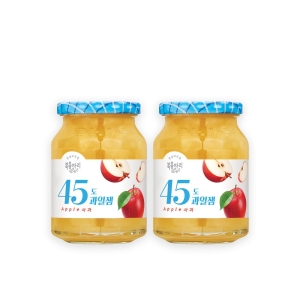 복음자리 45도 과일잼 사과 350g 2개