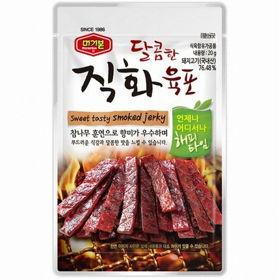 머거본 달콤한 직화육포 20g (5개)_이미지
