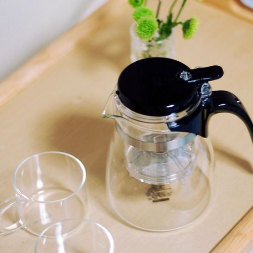 SM 블랙라벨 내열유리티팟 600ml a12+ (with cup2p)_이미지