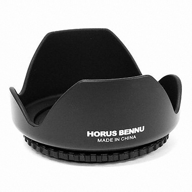 호루스벤누 꽃무늬 렌즈후드 블랙 2009년형 (77mm)_이미지