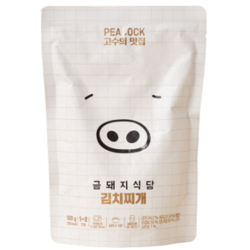 이마트 피코크 고수의맛집 금돼지식당 김치찌개 500g (2개)