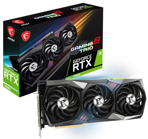 MSI 지포스 RTX 3080 게이밍 Z 트리오 D6X 10GB 트라이프로져2 LHR_이미지