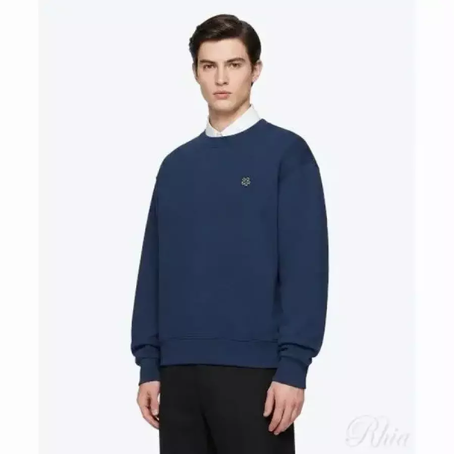 남성 보케 플라워 크레스트 클래식 스셔츠 상의 K265AMW602NYX