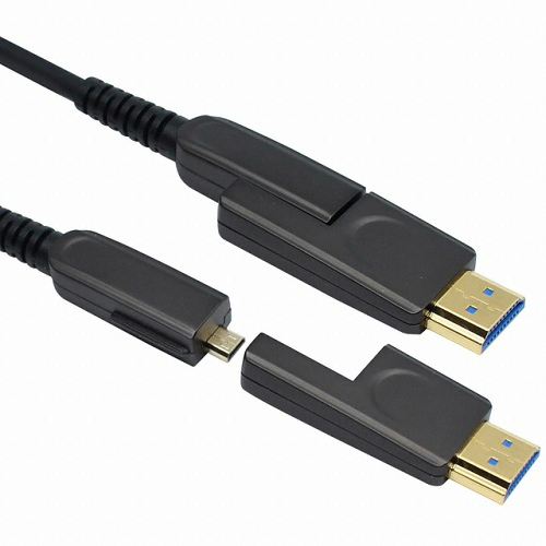 리버네트워크 NEXI HDMI v2.0 AOC 하이브리드 광 케이블 (NX-HDOPD) (70m)