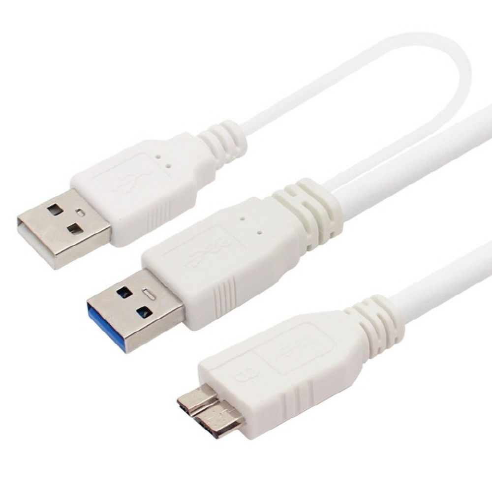 USB 3.0 Micro B Y형 데이터 케이블