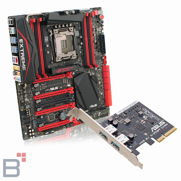 ASUS RAMPAGE V EXTREME + USB3.1 CARD STCOM_이미지