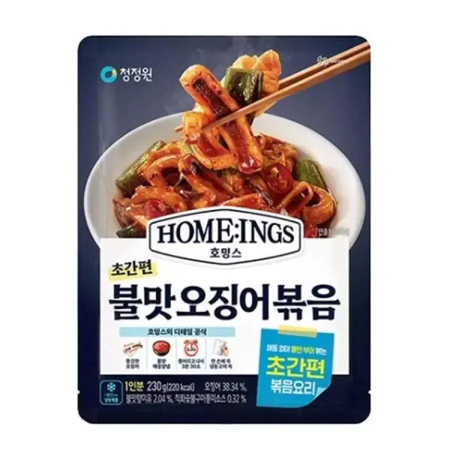 대상 청정원 호밍스 초간편 불맛오징어볶음 230g[1개]
