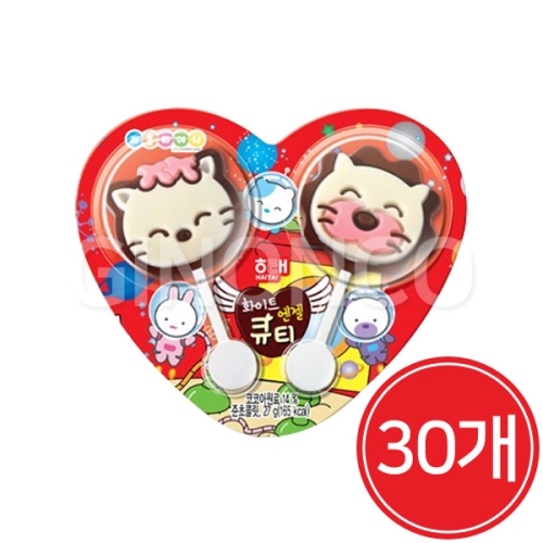 해태제과 화이트엔젤 큐티 27g (30개)_이미지