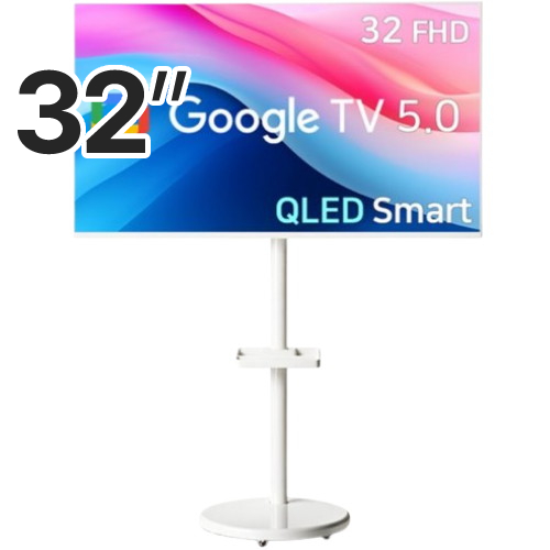스카이뷰 32인치 FHD QLED 화이트에디션 이동형 패키지_이미지
