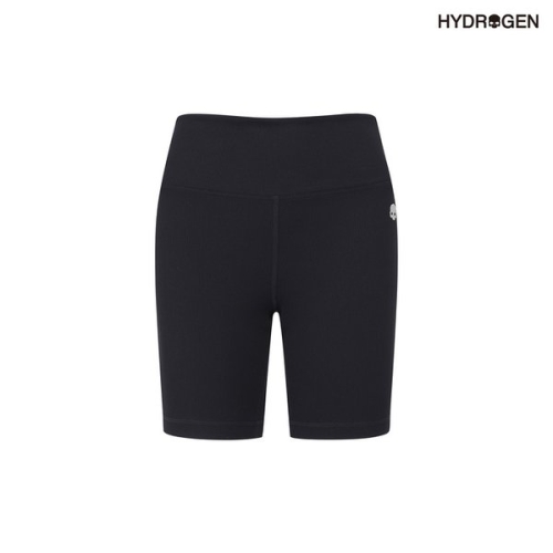 하이드로겐 여성 골지 숏레깅스 H21D2PL601_BK_s