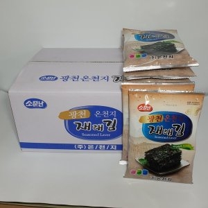 온천지 소문난 광천 재래김 60g (20개)
