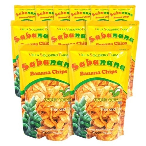 VILLA SOCORRO AGRI-ECO 사바나나 바나나칩 100g (11개)_이미지