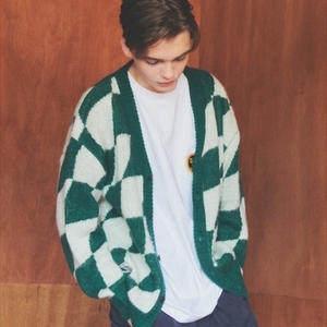 ������Ʈ������ Brushed Checker Cardigan VS2203CD02