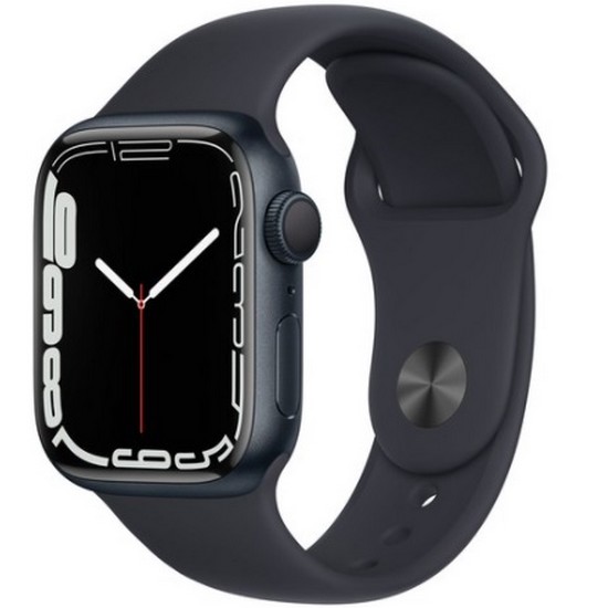 APPLE 워치 시리즈7 41mm 미드나이트 알루미늄 (스포츠밴드)_이미지