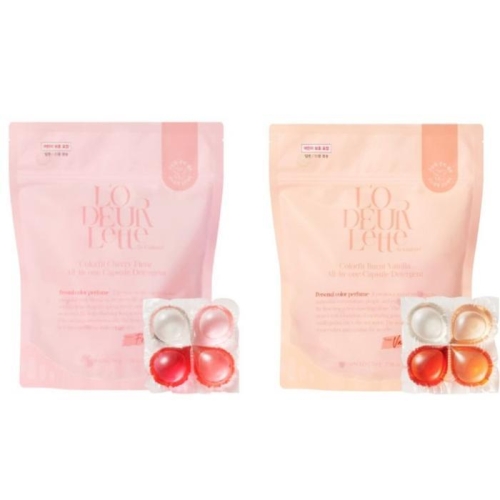 컬러핏 올인원 캡슐세제 체리 플뢰르 30개입+ 번트 바닐라 30개입