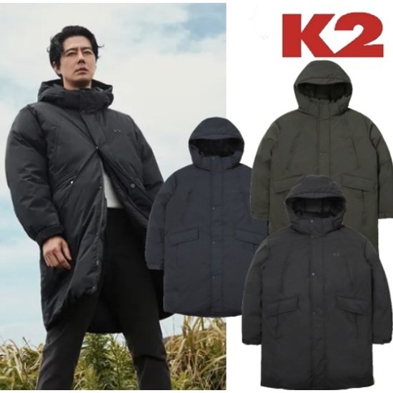 K2 한파 골든 제니스 롱 구스 다운 패딩 파카 KMW24553GN