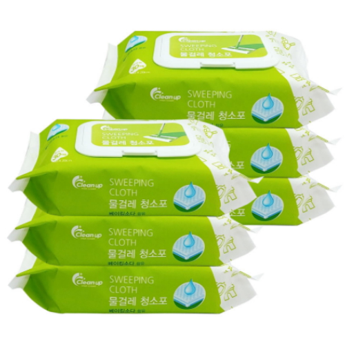 장원 클린업 물걸레 청소포 대형 30매 (6개)_이미지