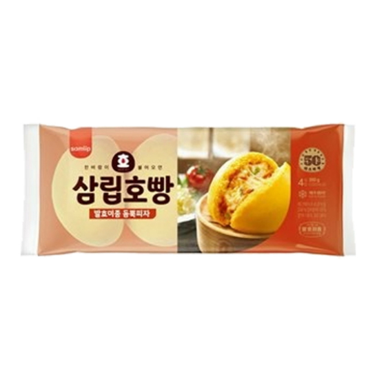 SPC삼립 삼립호빵 발효미종 듬뿍피자 4개입 360g (1개)