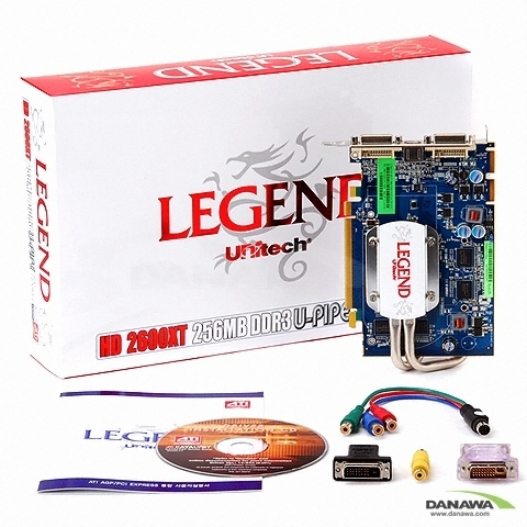 유니텍전자 LEGEND 라데온 HD 2600XT LEGEND DDR3 256MB U-PIPE_이미지
