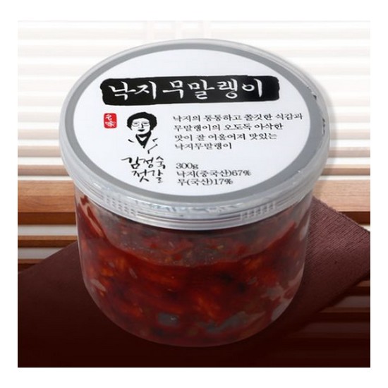 동광푸드 낙지무말랭이 300g (1개)