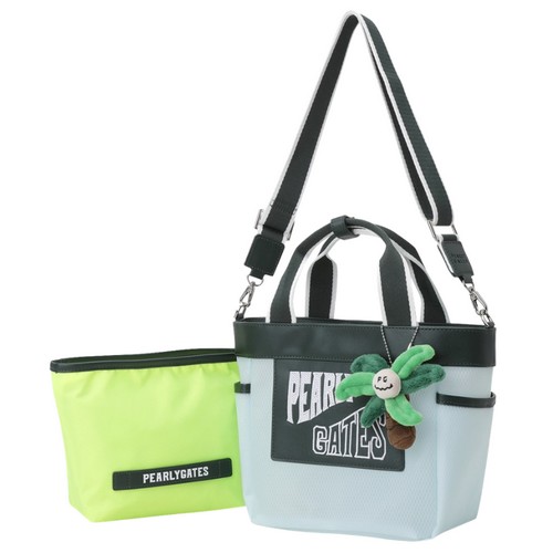 파리게이츠 팜 키링 메쉬 실리콘 투웨이 토트백 521D2BG701_GN