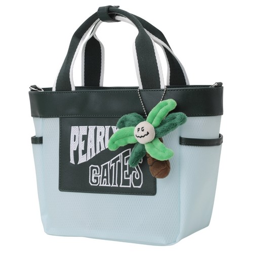 파리게이츠 팜 키링 메쉬 실리콘 투웨이 토트백 521D2BG701_GN_이미지