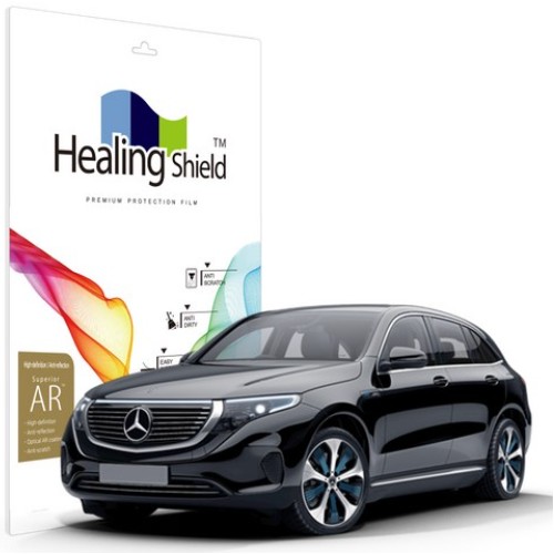 폰트리 힐링쉴드 10.25인치 저반사 라이트 내비게이션 액정보호 필름 벤츠 EQC 2021년 전용_이미지