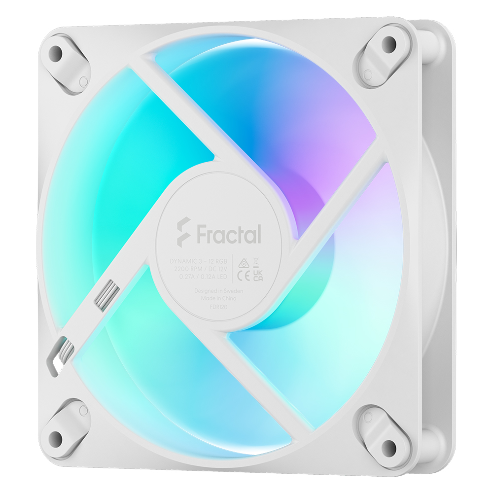 Fractal Design Dynamic3 12 RGB (화이트)_이미지