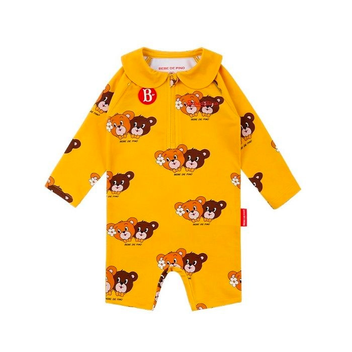 베베드피노 올오버 허니베어 베이비수영복 BP52AW188_이미지