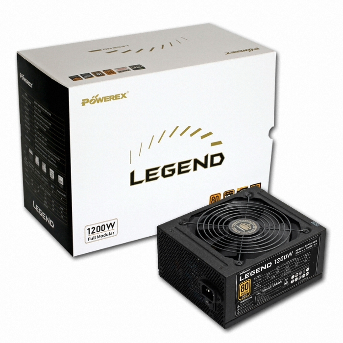 POWEREX LEGEND 1200W ��ⷯ 80PLUS��� Sleeve Edition