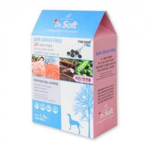 한국사료 더독 닥터소프트 치킨 전견용 1.2kg (1개)