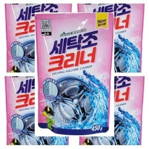 해동 세탁조크리너 450g 5개/세탁기/세탁조 세제/살균/청소_이미지