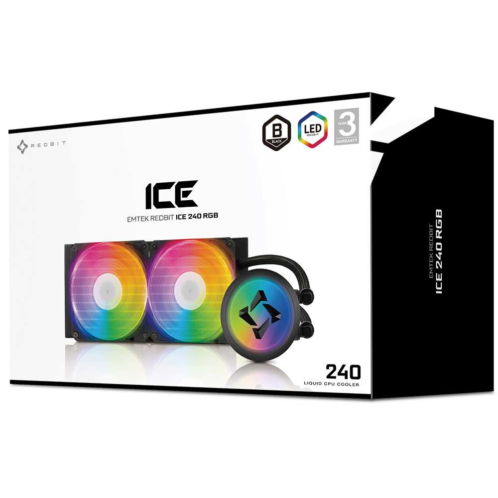 이엠텍 레드빗 ICE 240 RGB (블랙)_이미지