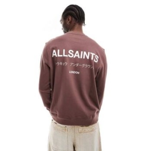 올세인츠 Underground 스웨트 셔츠 인 딥 라벤더 9691209