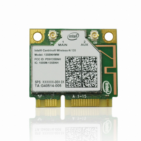 인텔 Centrino Wireless-N 135 mini-PCIe 무선랜카드 (벌크)