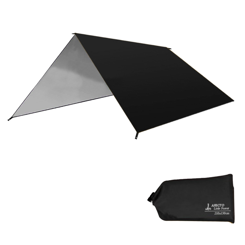 아펙토 그라운드시트 겸용 미니타프 블랙 (150x210cm)