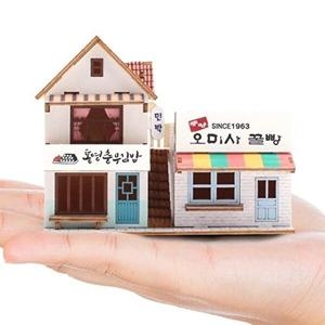 셀러허브 패션 JHQRKJ2C_4B 스토어 건축물모형 미니 꿀빵 통영 가게_이미지