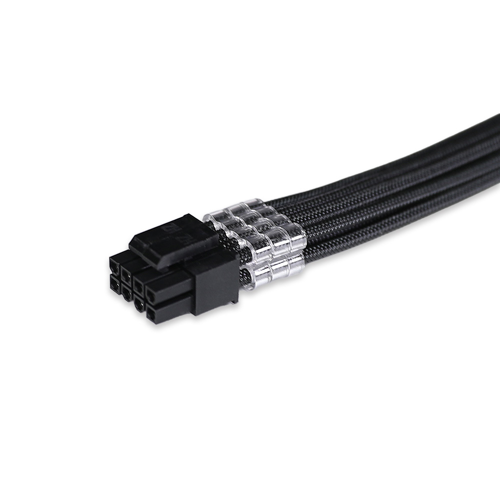 몬스타 CPU 8핀 연장 슬리빙 케이블 (0.3m, 블랙)_이미지