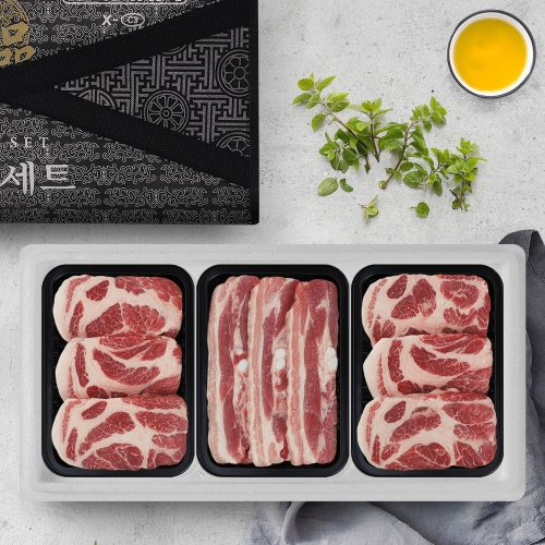 동심푸드 농협안심푸드 보성녹돈 한돈 돈육 구이세트 1.2kg (1개)_이미지