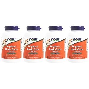 나우푸드 차전자피 500mg 200캡슐 (4개)