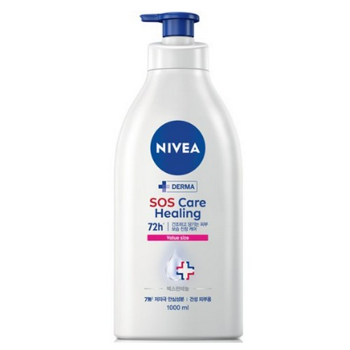 니베아 SOS 케어 힐링 바디로션 1000ml (1개)