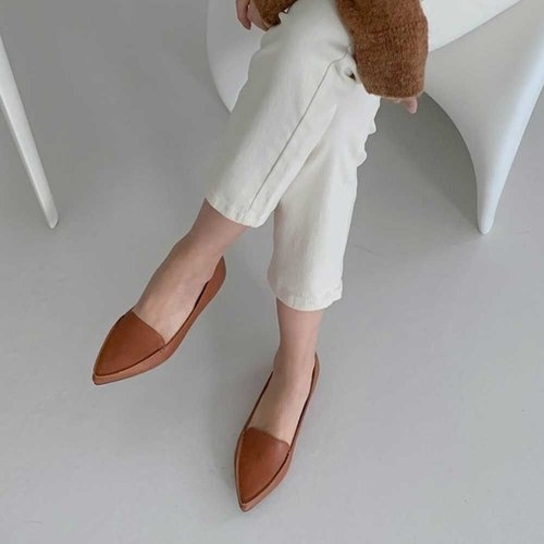 중년 여성 모임 정장 패션 단화 케주얼 뾰족코 로퍼_WB728A0 그레이 240 WB728A0