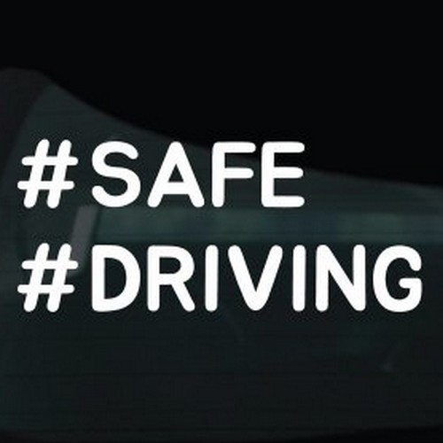 디자인황소 해시태그 스티커 11 SAFEDRIVING